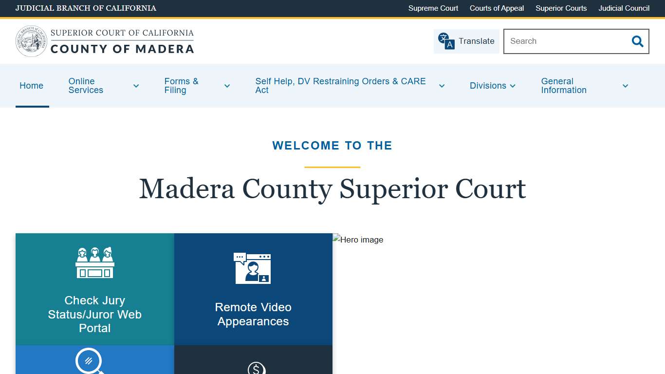 Home Superior Court of California County of Madera